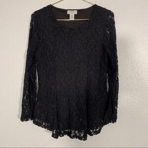 Carmen Marc Valvo Lace Blouse